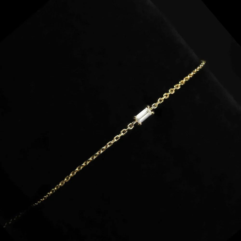 GRA Certified D VVS1 Moissanite Bracelets for Women 14-20cm Dainty Matching s925 Sterling Silver Plated 18k Bracelet
