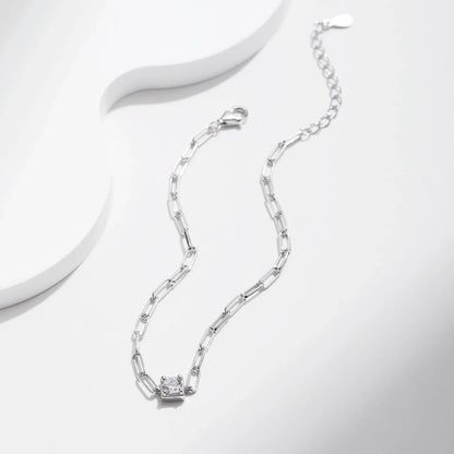 Clear D Color Moissanite Bracelet 0.3 Carat Lab Diamond 925 Sterling Silver Elegant Bracelet For Women Fine Jewelry