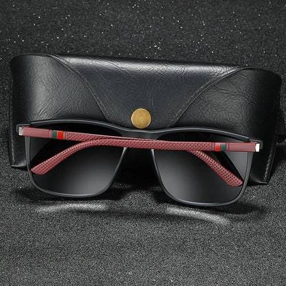 Luxury Square Vintage Polarized Sunglasses For Men Women Fashion Travel Driving  Sun Glasses Male TR90 Eyewear UV400