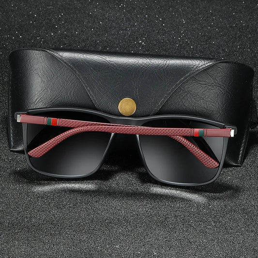 Luxury Square Vintage Polarized Sunglasses For Men Women Fashion Travel Driving  Sun Glasses Male TR90 Eyewear UV400