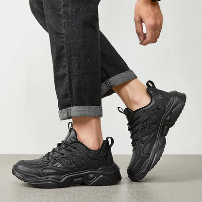 Shoes Four Seasons Breathable Light Non-slip Waterproof Oil-proof Kitchen work shoes Men's Outdoor Casual sports Shoe