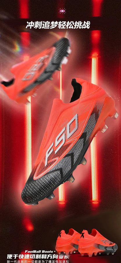 Men Professional TF Soccer Shoes Resistant Casual Grass Studded Male Non Slip Fast Foo451·a