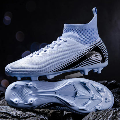 Men's football shoes professional grade FG long nail anti slip breathable summer lightweight outdoor training
