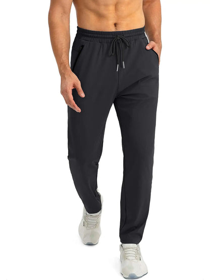 Men's Lightweight Quick Dry Sport Pants with Elastic Waist Outdoor Gym Workout Running Jogger Athletic Sweatpants Quality