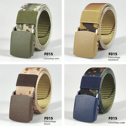 White Automatic Buckle Nylon Army Tactical Men Belt Military Waist Canvas Belt Outdoor Strap Travel Jeans Black Belts for Women