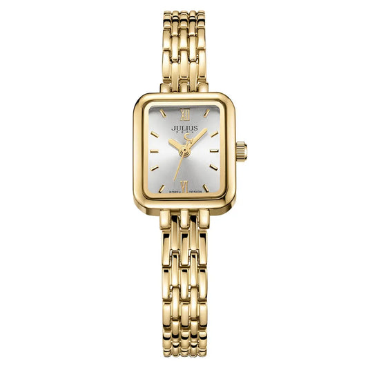 Watch For Women  Women's Stainless Steel Band Luxury Gift Watch Dual-Layer Dial Fashion Montre JA-771