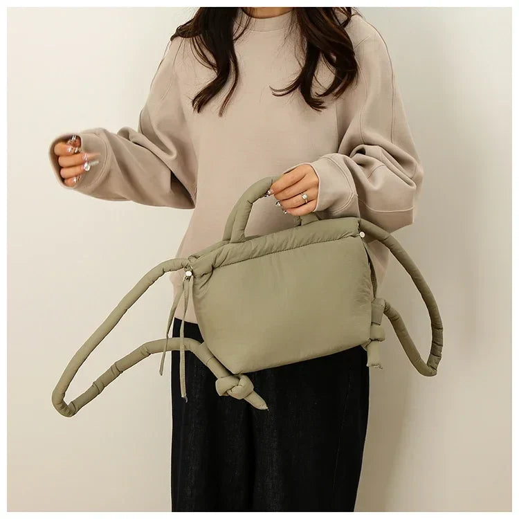 Colorful Nylon Small Square Shoulder and Crossbody Bags Super Cool Simple Versatile Handbags for Women 2024 Casual Hot Sale