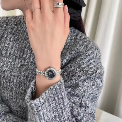Pearl Studded Strap Women Watch Luxury Ladies Gift Bracelet Watch Fashion Quartz Wristwatches Dropshipping Relojes Para Mujer