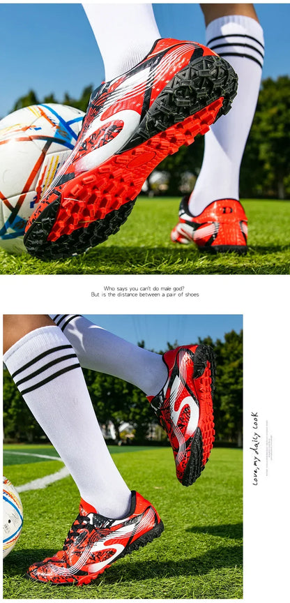 Football Boots Boys Professional  Soccer Shoes Kids Athletics Training Shoes Sports Shoe Girls Outdoor Spikes Chuteira De Campo