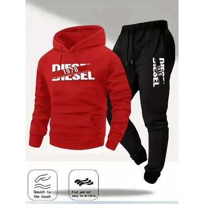 Autumn and winter new hooded sweatshirt sportswear fashion sports hooded sweatshirt casual sweatshirt and pants two in one