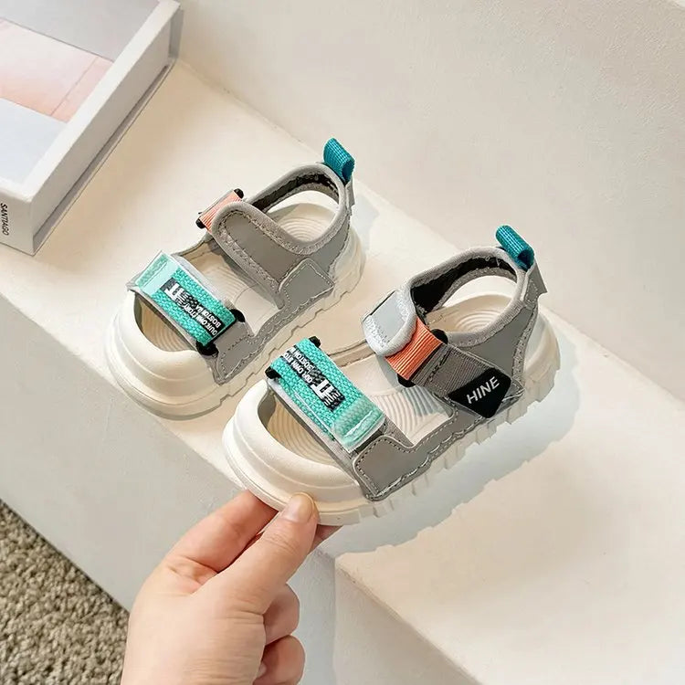 Kids Fashion Sport Sandals Girls Boys New Summer Casual Outdoor Non Slip Sole Sandals Lightweight Comfortable Design Beach Shoes