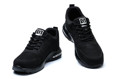 Hot Safety Work Shoes for Men & Women - Steel Toe Anti-Puncture Breathable Sneakers with Air Cushion Comfort Gift