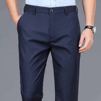 Men's Classic Fit Stretch Golf Dress Work Pants All-Day Comfort Performance Trousers for Business Party Wedding& Travel