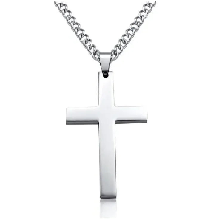 Jewelry Crucifix Charm Vintage Cross Necklace Jesus Rosary Beads Chain Virgin Mary Pendant