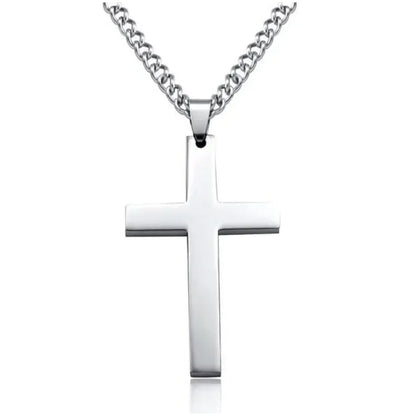Jewelry Crucifix Charm Vintage Cross Necklace Jesus Rosary Beads Chain Virgin Mary Pendant