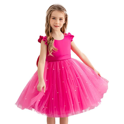 2026 Girls Princess Tutu Dress Flower Girl Gown Piano Performance Host Outfit Party Dress prom dresses girls dresses