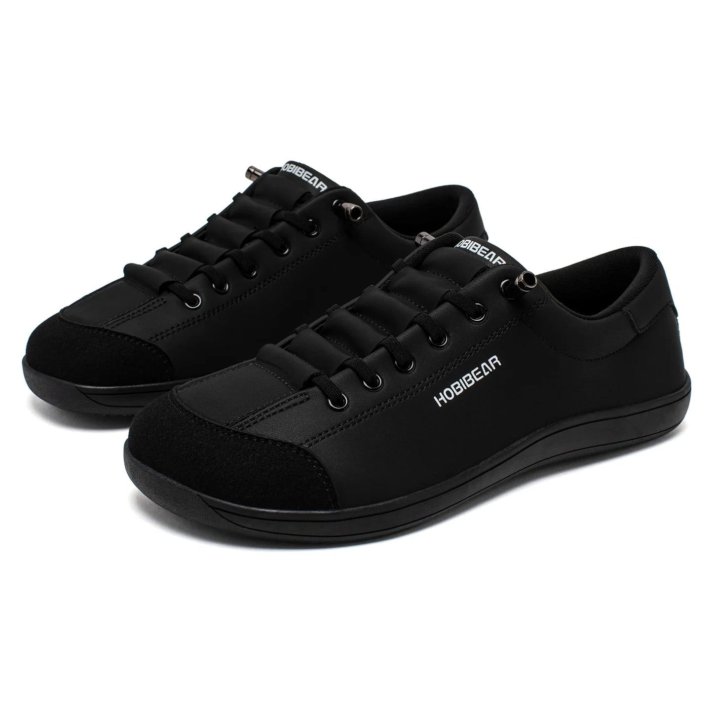 Unisex Barefoot Wide Toe Shoes Women Men Artificial Leather Minimalist Sneakers Adjustable Slip On Walking Shoes