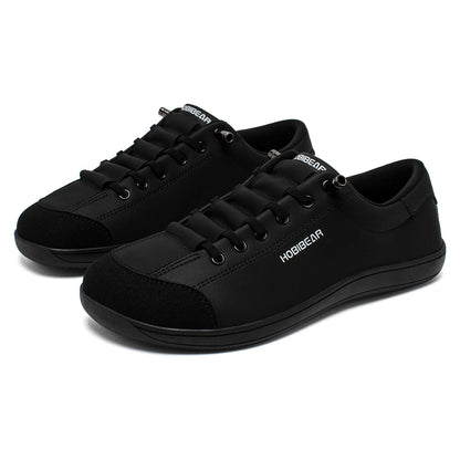 Unisex Barefoot Wide Toe Shoes Women Men Artificial Leather Minimalist Sneakers Adjustable Slip On Walking Shoes