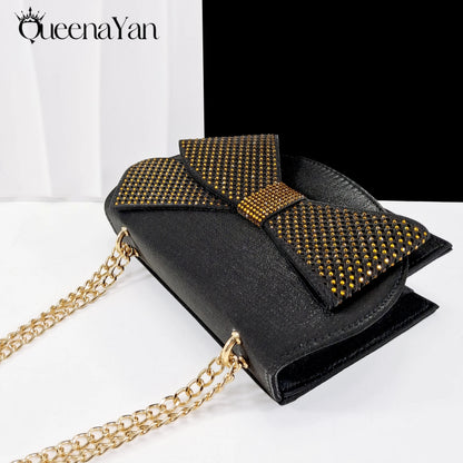 Elegant Women High Heels for Peep Toe Good Material Rhinestone Wine Sandals Italian Design Shoes and Bags Matching
