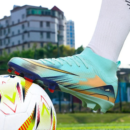 New Men Football Boots Ultralight Training Soccer Shoes Breathable Unisex Professional Wholesale Indoor Futsal Drop Shipping