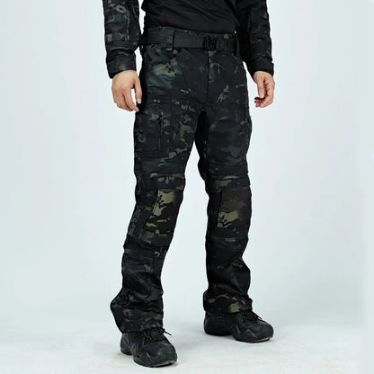 Outdoor Tactical Pants Casual Waterproof Cargo Pant Men New Training Trousers Wear-Resistant Multi Bag Casual Man Pant New