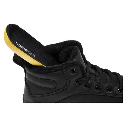 Unisex Winter Barefoot Shoes Womens Men Wide Toe Box Faux Fur Lined Ankle Sneakers Artificial Leather Lace Up Shoes