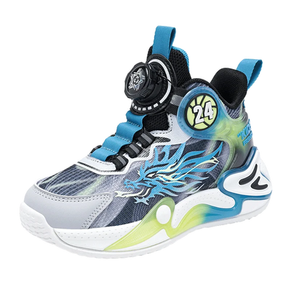 Luxury Boy Sneaker 2025 New Fashion Outdoor Kids Basketball Shoes Soft Sole School Children Sports Shoes for Boy 4 To 12 Years