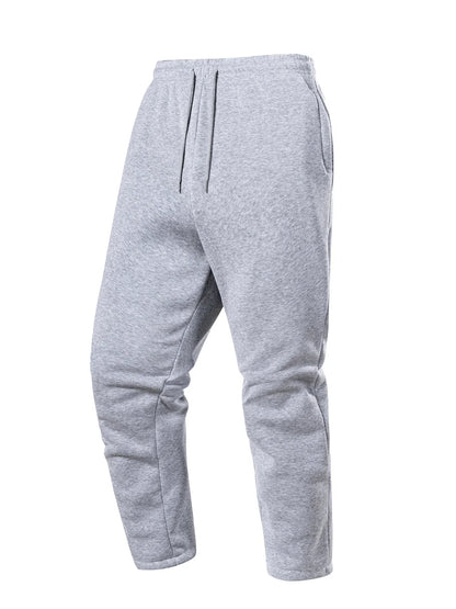 Men's Half Zipper Hoodie Pants Set Autumn Winter Solid Color Sweatshirt Pants Suit Fashion Casual Sports Set S-2XL Tracksuit