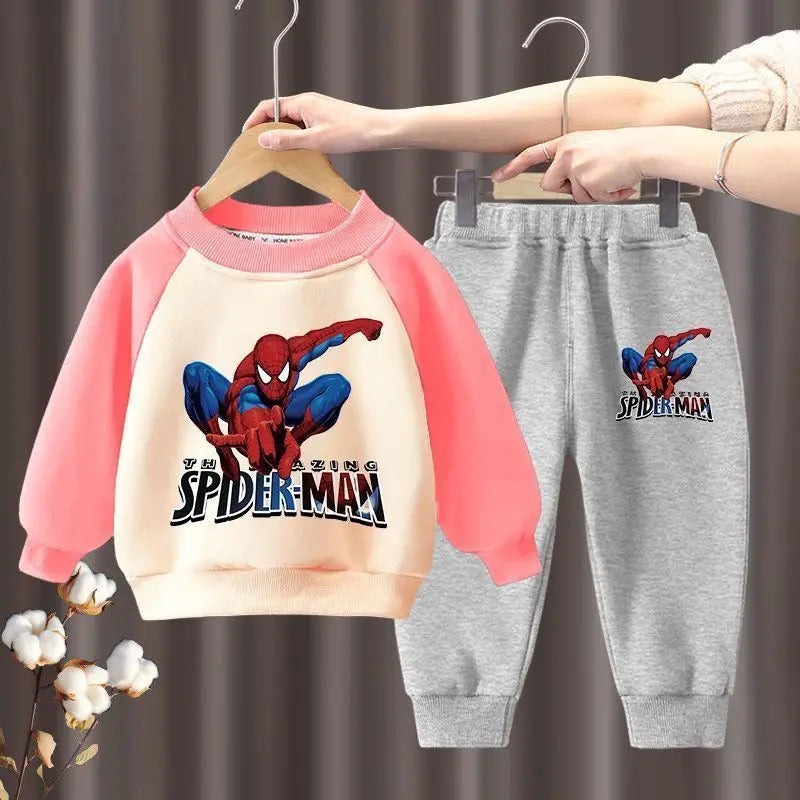 Children's Clothing Sets Boys Cartoon Sweatshirt and Sweatpant 2pcs Kids Tracksuits Boys Pullover Set