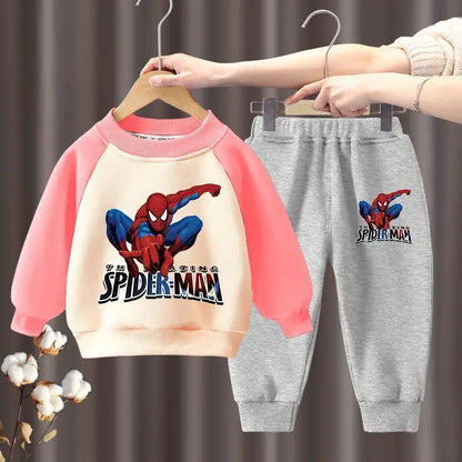 Children's Clothing Sets Boys Cartoon Sweatshirt and Sweatpant 2pcs Kids Tracksuits Boys Pullover Set