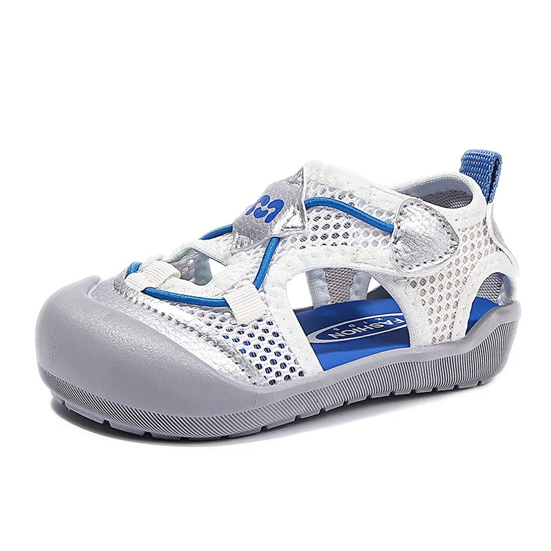 Boys Girls Recycled Adventure Sandals 2026 New Summer Kids Sporty Sandals Non-slip Versatile Chic Outdoor Barefoot Hiking Shoes