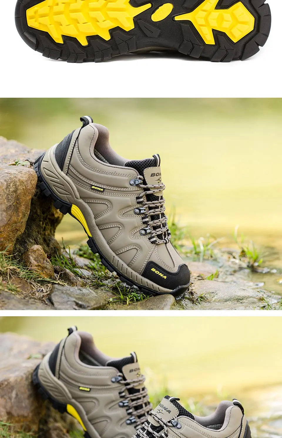 New Arrival Classics Style Men Hiking Shoes Lace Up Men Sport Shoes Outdoor Jogging Trekking Sneakers