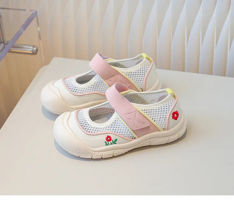 Kids mesh sneaker Anti-slip Sandal Toddler Boy Sports Shoe Girl Children Breathable Beach Sandal Soft Bottom sports casual Shoes