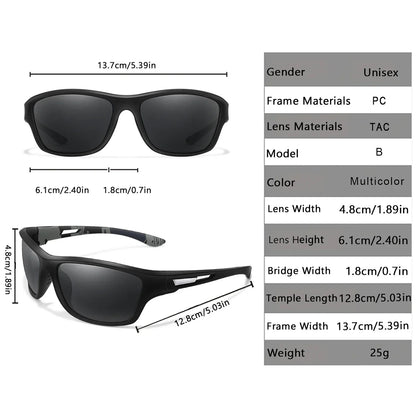 Polarized Fishing Sunglasses Female Male Outdoor Sports Driving Hiking Goggles Road Cycling Anti-glare UV400 Eyewear