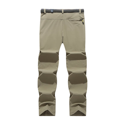 Four sided elastic quick drying pants for men's mountaineering outdoor pants, light and thin for women's summer elastic breathab