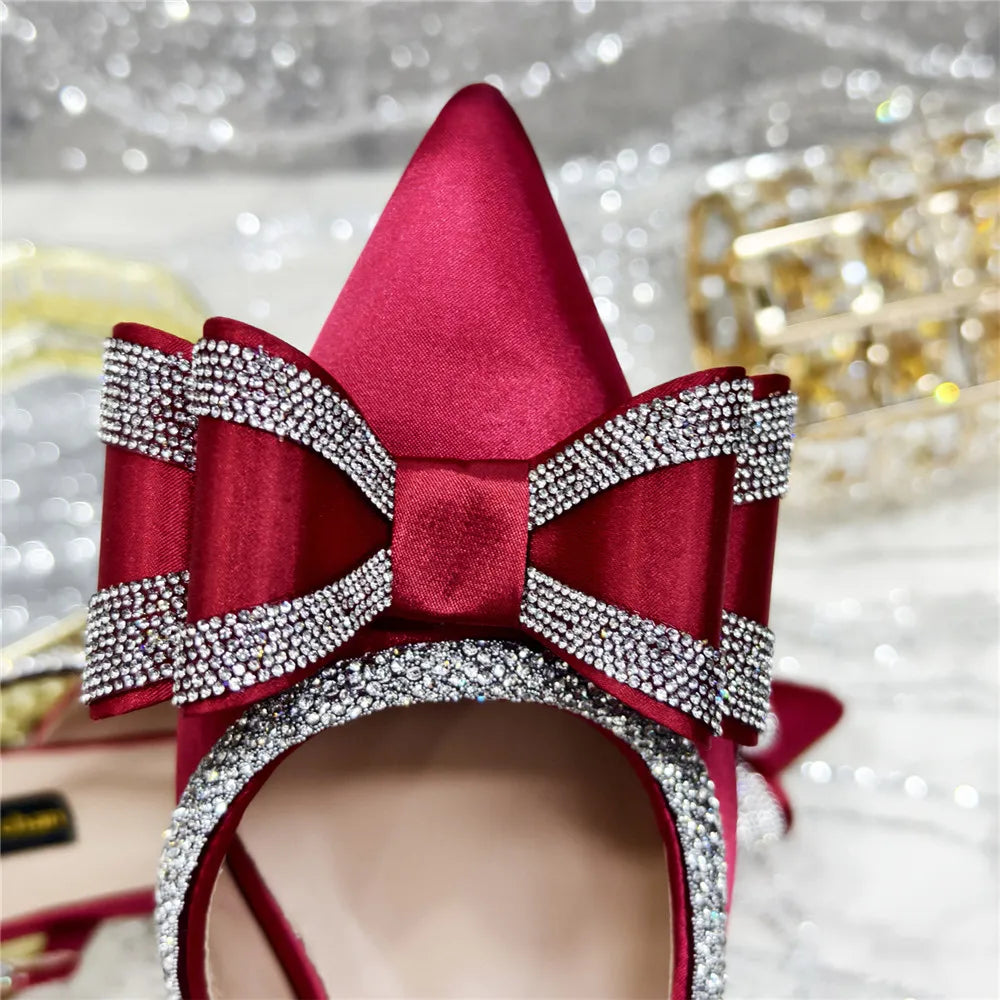 Fashionable And Elegant Nigerian Wedding Banquet High Heels Anti Slip Women's Sandals Plus Size Nigerian Party Shoes
