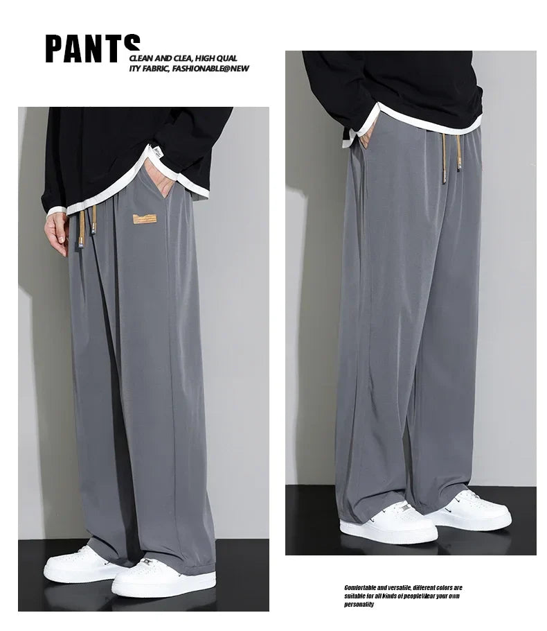 Four Season Sports Fitness Running Outdoor Fashionable Multifunctional Casual Pants Comfortable Breathable Straight Leg Pants
