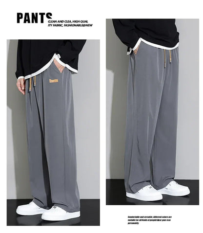 Four Season Sports Fitness Running Outdoor Fashionable Multifunctional Casual Pants Comfortable Breathable Straight Leg Pants