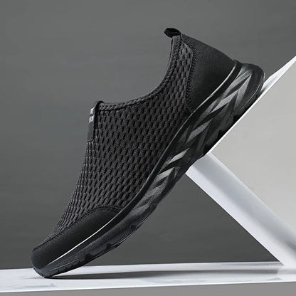 Men Shoes Sneakers Brand Man Casual Flats Shoes Loafers Slip on Male Mesh Big Size 48 Breathable Spring Autumn Summer 2024