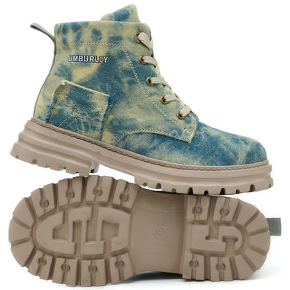 2025 New Fashion Women's Safety Shoes Smashing Steel Head Puncture Proof Kevlar Street Outdoor Light Women's Work Boots