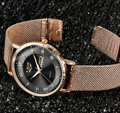 2024 New Watch Women Luxury Watches Ladies Creative Steel Women's Bracelet Watches Female Waterproof Clock Relogio Feminino