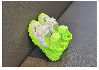 Children Shoes Sport Breathable Boys Sneakers Brand Kids Sandals for Girl Trainers PEclass Casual Child Flat Tennis Shoes E05313