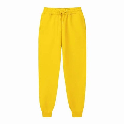Men's Sweatpants Autumn and winter Fleece Pants Sport Long Pants Casual Drawstring Jogger Pants Pockets  Keep warm Trousers
