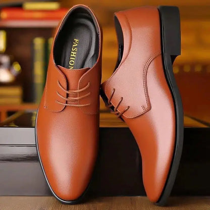 Lace Up Breathable In Summer Oxfords Shoes Social Shoe Male Pointed Toe Men's Formal Black 2025 Style Cheap Liquidation Official