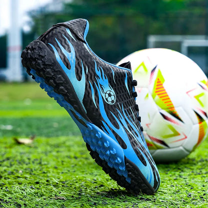 New Kid Match Boys Professional Football Boots Sneakers Soccer Shoes Comfortable Outdoor Match Non-Slip Sports Shoes Unisex