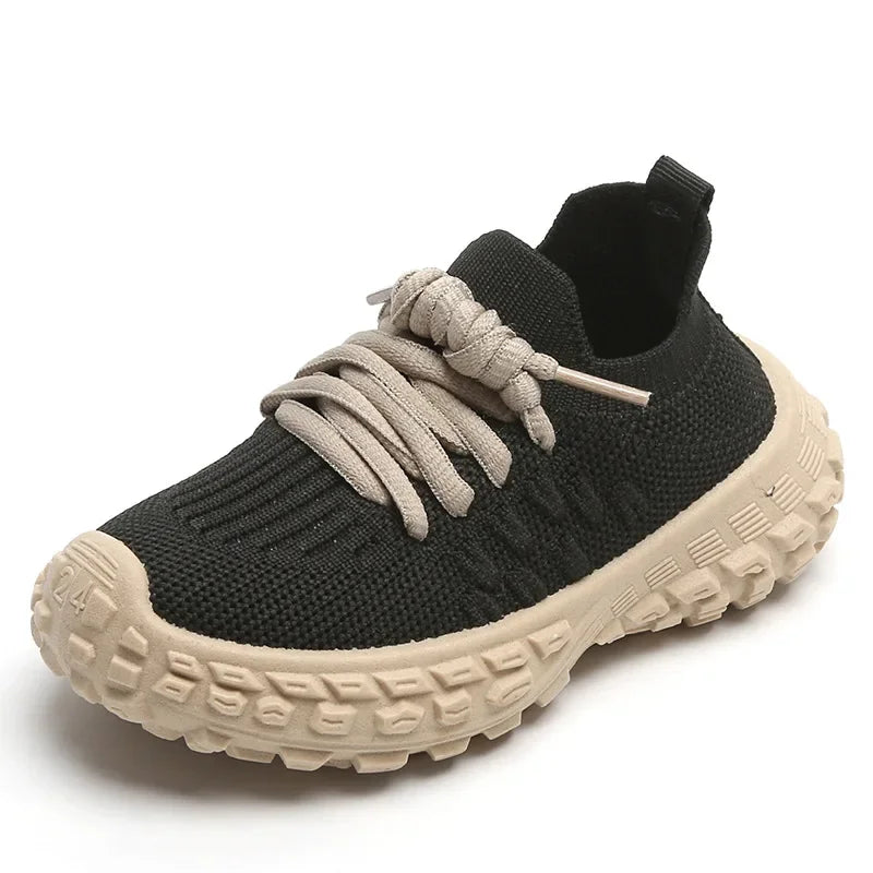 Sport Running Soft Casual Breathable Spring Autumn Baby Boys Girls Bottom Non-Slip Kids Sneakers Children Shoes