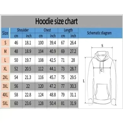 Men's Hoodie 2025 Autumn/Winter Anime Gyarados Print Loose Street Casual Japanese Trendy Versatile Original Jumper Top