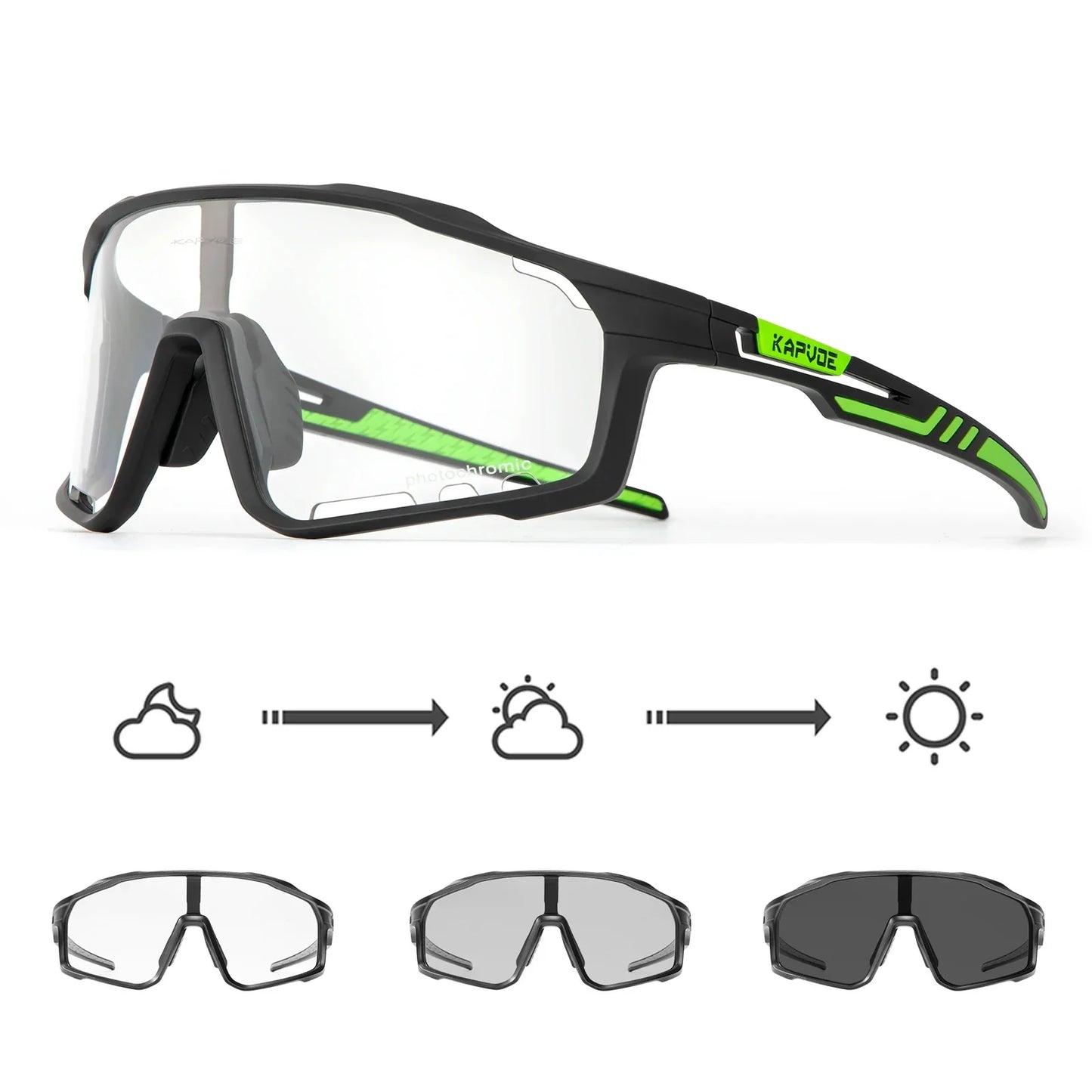 Photochromic Sunglasses Men's Women Sports Cycling Glasses Road Running Goggles MTB Bike Bicycle Mtb Eyewear For Driving