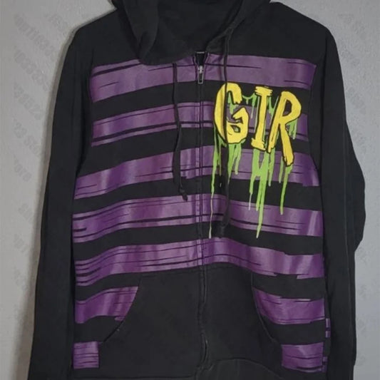 Fashion Y2K style Sweatshirt Hoodie Gothic design Street Sweatshirt Hoodie Emo Girls' Gothic Punk Cool Sweatshirt Hoodie 2000s