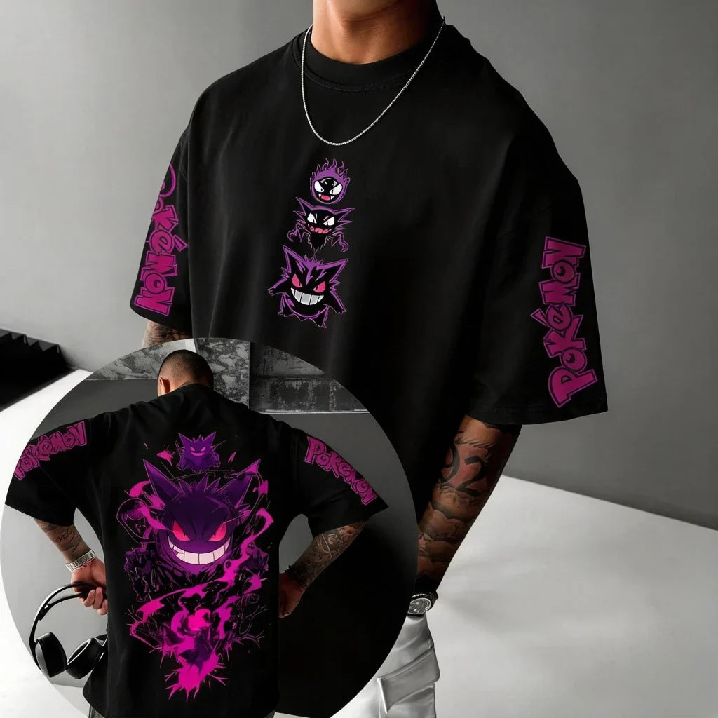 Animated Product Derivative - Men's and Women's Summer Fashionable Street T-shirts of High Quality and Versatile Fit